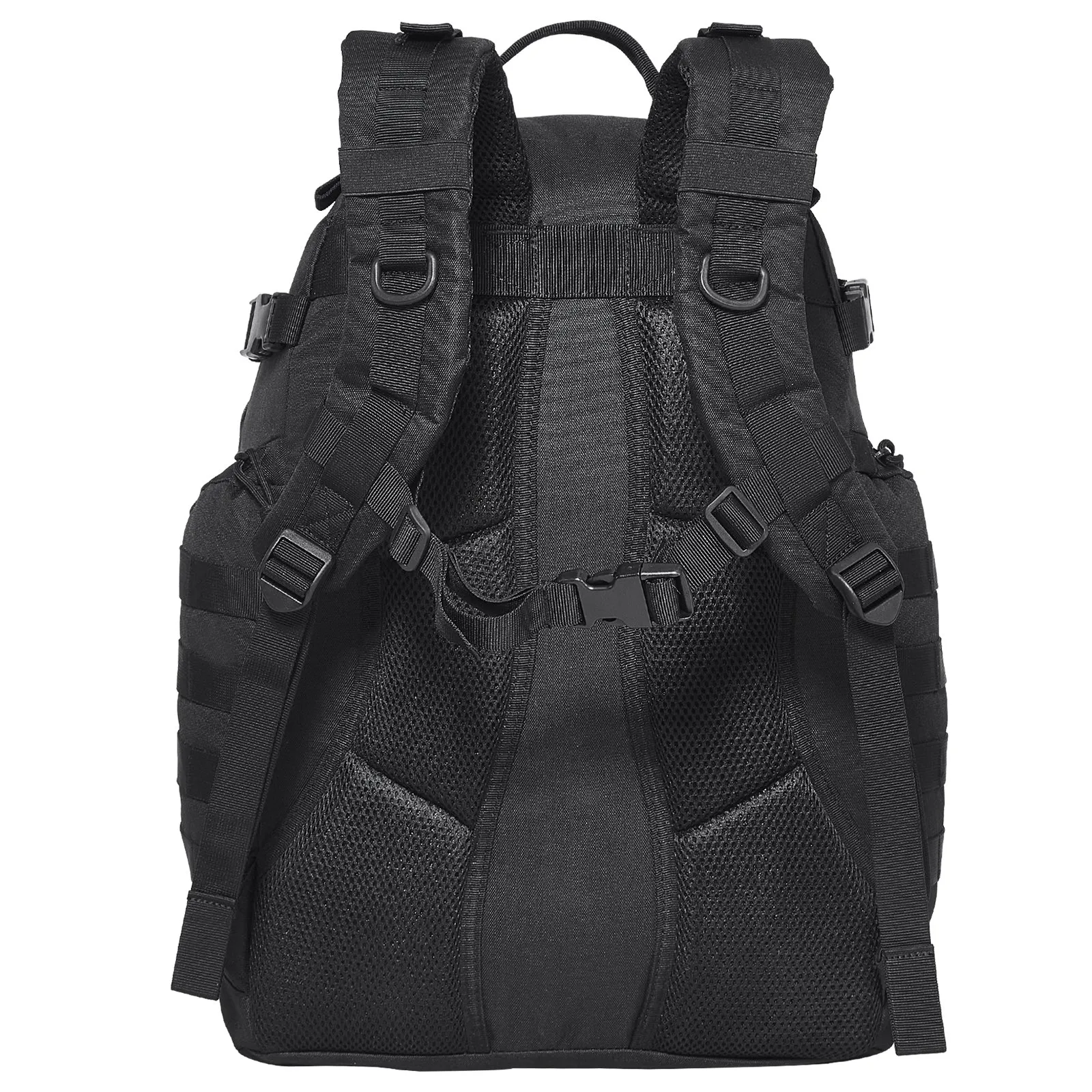 Vevor Tactical Backpack 40L Military Backpack with Molle Mode & Sponge Pad  Army Assault Pack Bug Out Bag Camping Trekking Outdoor Rucksack Daily EDC Backpack, Black