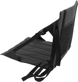 VGEBY Folding Outdoor Picnics Chair Mat Lightweight Padded Portable Stadium Seat with Mesh Back Pocket Camping Bedding Supplies (Black), AMAUYTX6R3bfji-01