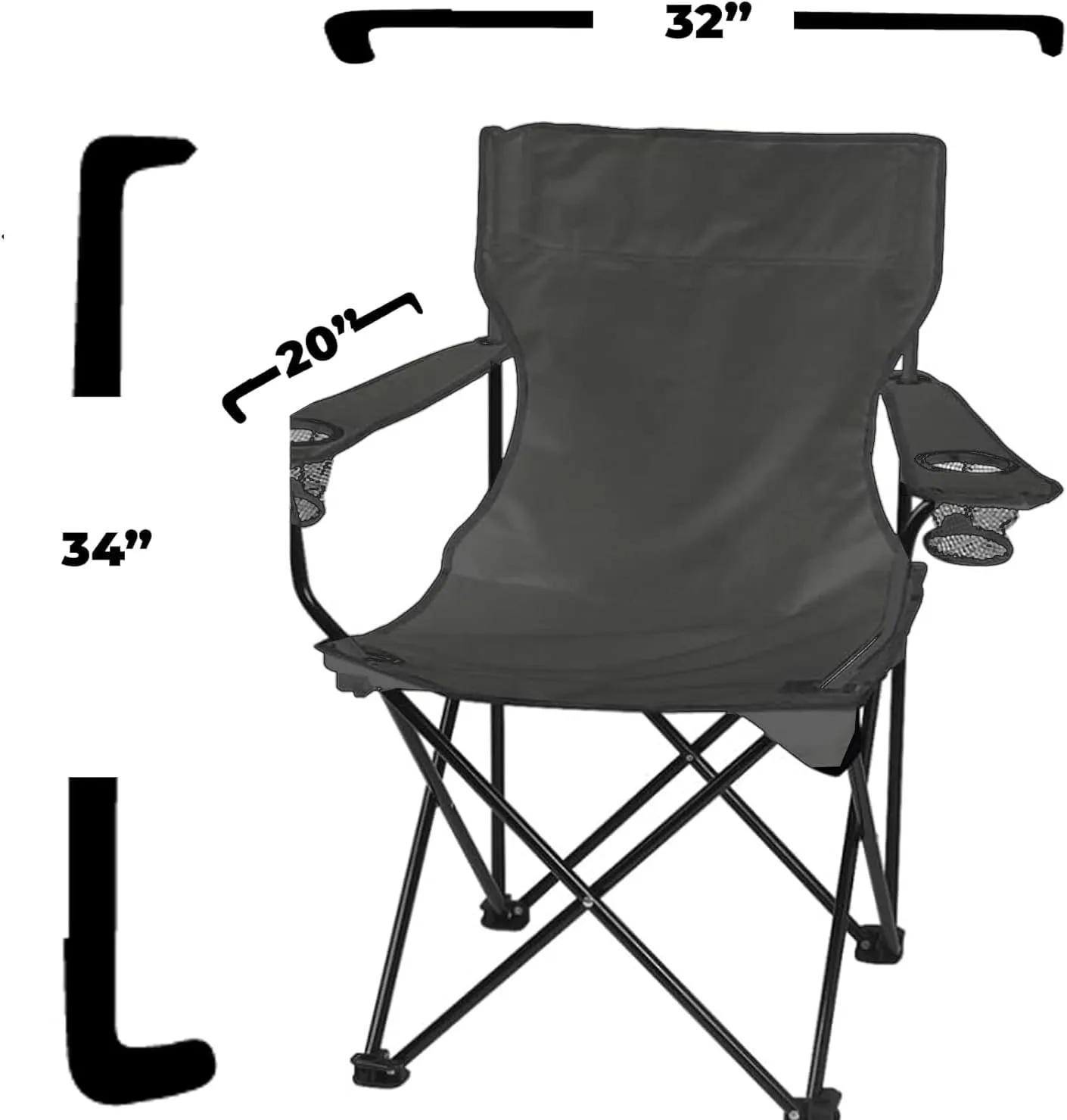 VictoryStore Outdoor Camping Chair - Custom Last Name Folding Chair- Camping Chair with Carry Bag (2)