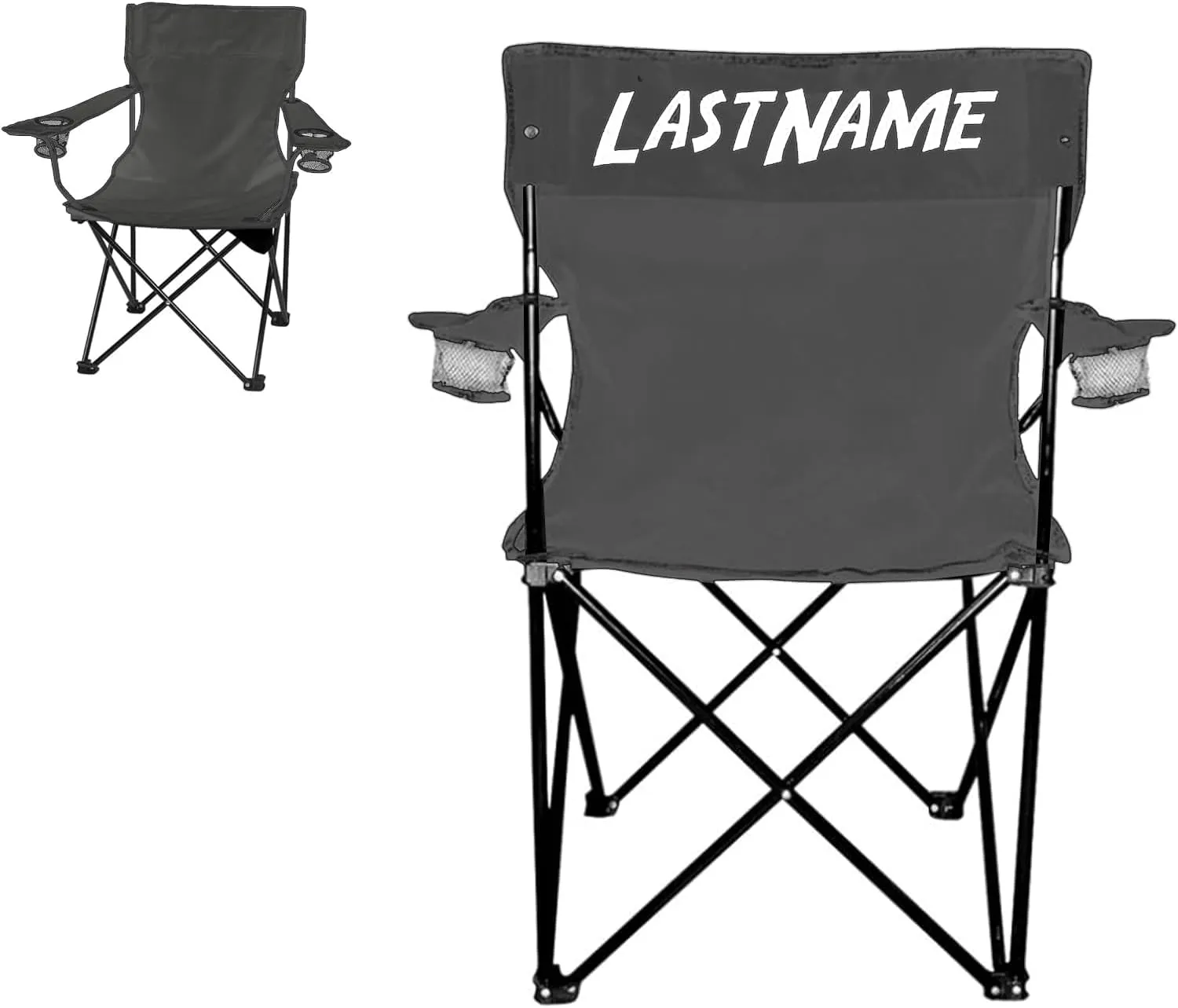 VictoryStore Outdoor Camping Chair - Custom Last Name Folding Chair- Camping Chair with Carry Bag (2)