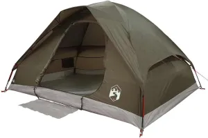 vidaXL Family Tent Dome Camping Shelter Utility Tent Blackout Fabric Waterproof