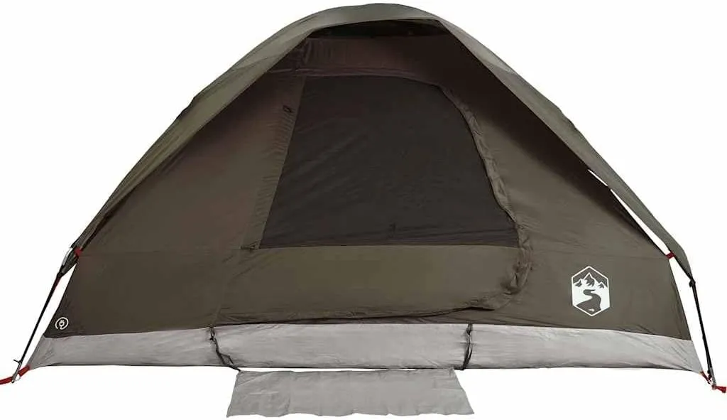 vidaXL Family Tent Dome Camping Shelter Utility Tent Blackout Fabric Waterproof