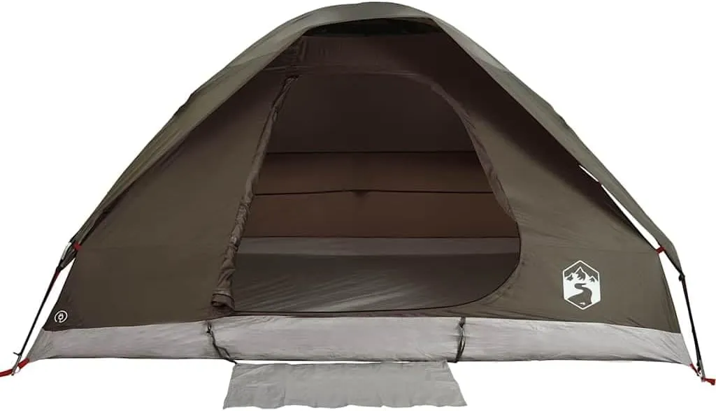 vidaXL Family Tent Dome Camping Shelter Utility Tent Blackout Fabric Waterproof