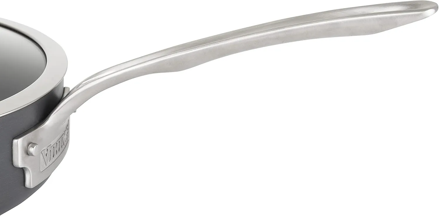 Viking Non Stick Frying Pan, 10 Inch Hard Anodized Kitchen Cookware, Gray