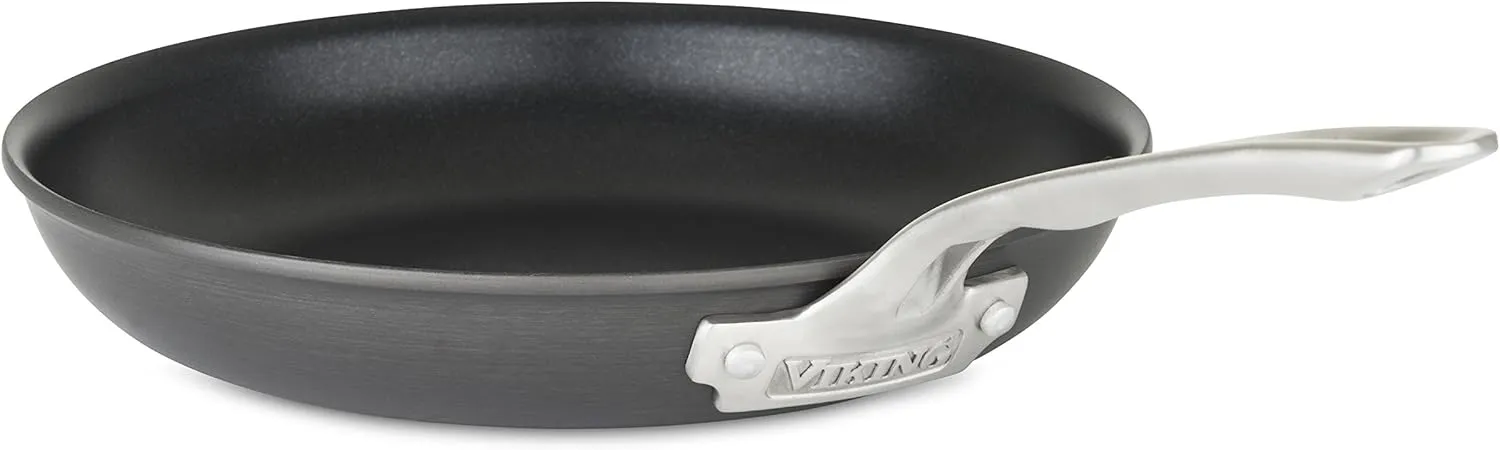 Viking Non Stick Frying Pan, 10 Inch Hard Anodized Kitchen Cookware, Gray