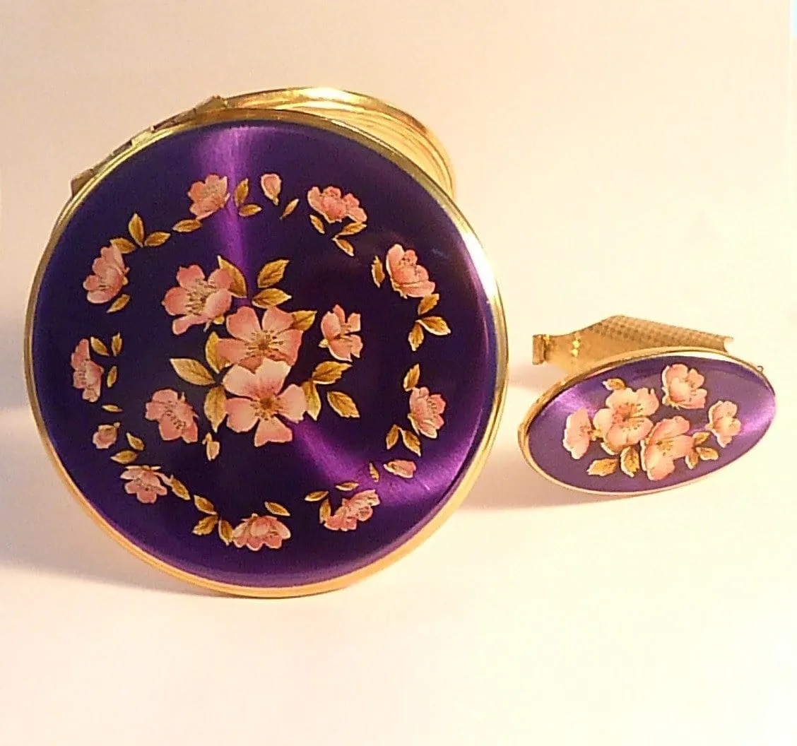 Vintage boxed Kigu compact set vanity set unused compact mirrors for sale