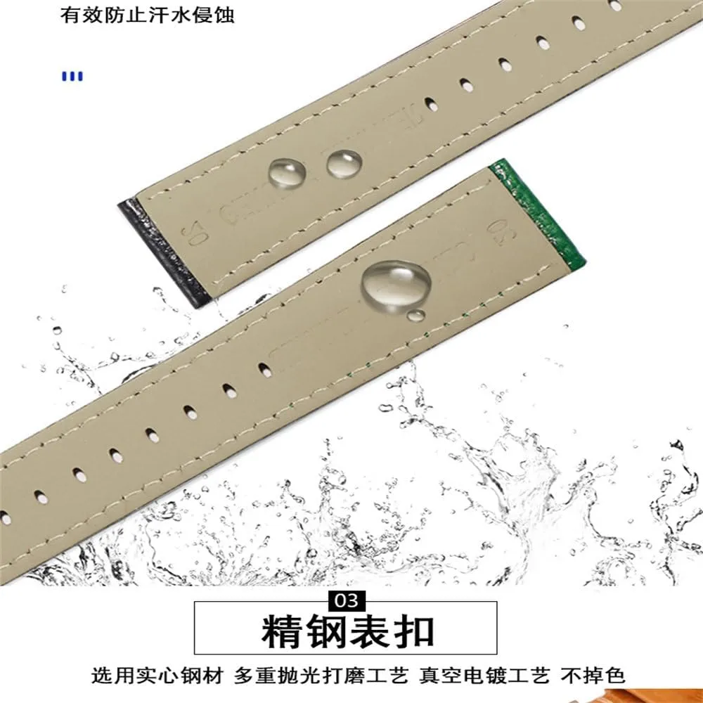 Vintage Leather Strap 18mm 20mm 22mm Strap Quick Release Strap Bracelet Watch Accessories
