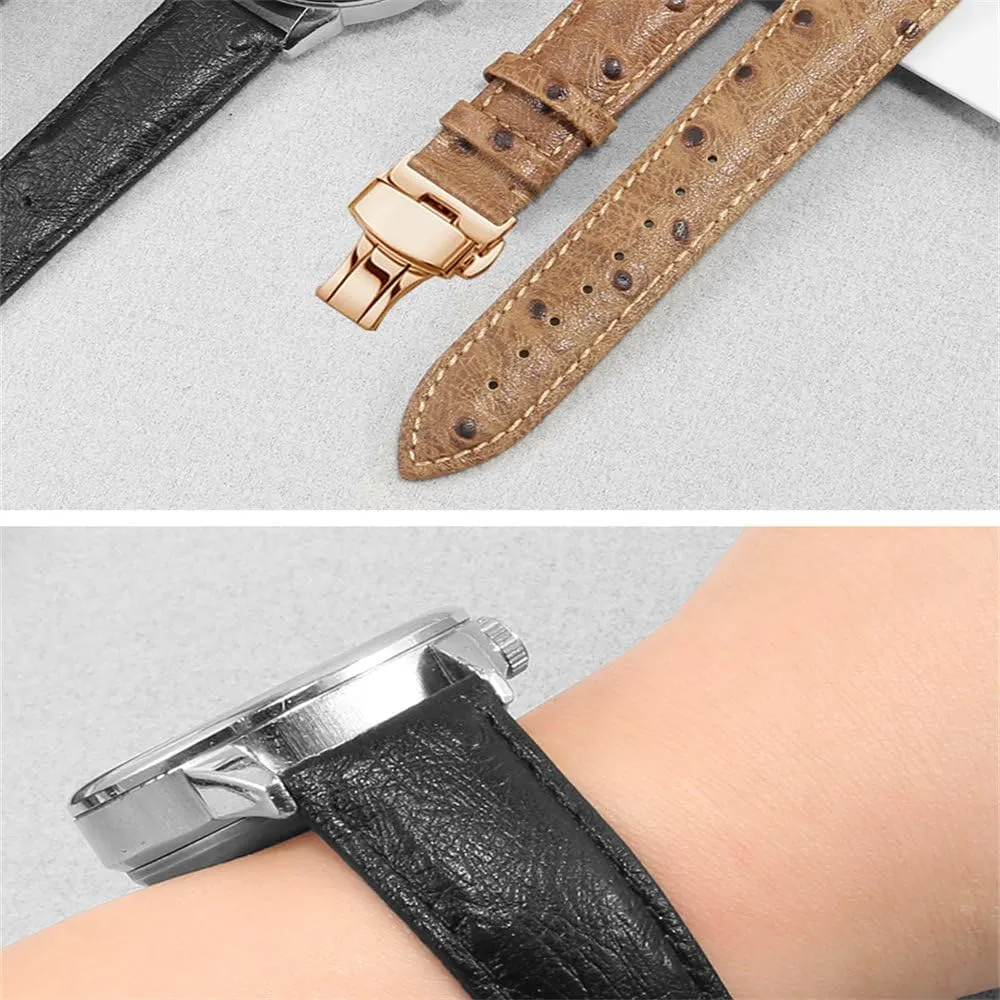 Vintage Leather Strap 18mm 20mm 22mm Strap Quick Release Strap Bracelet Watch Accessories