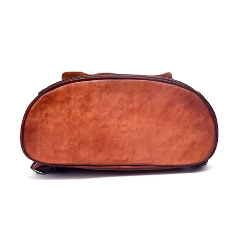 Vintage Style Anti-Theft Leather Backpack