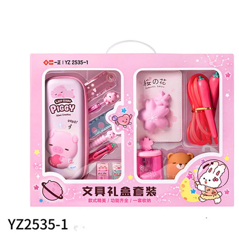 Waterproof Backpack and Unicorn Stationery Set
