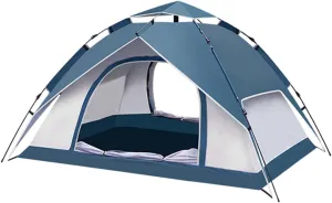 Waterproof Camping Tent for 1/2/3 Person, Family Instant Pop Up Tent, Waterproof Windproof Automatic Tent, Outdoor Dome Tent, Instant Tents for Camping, 60s Easy Setup