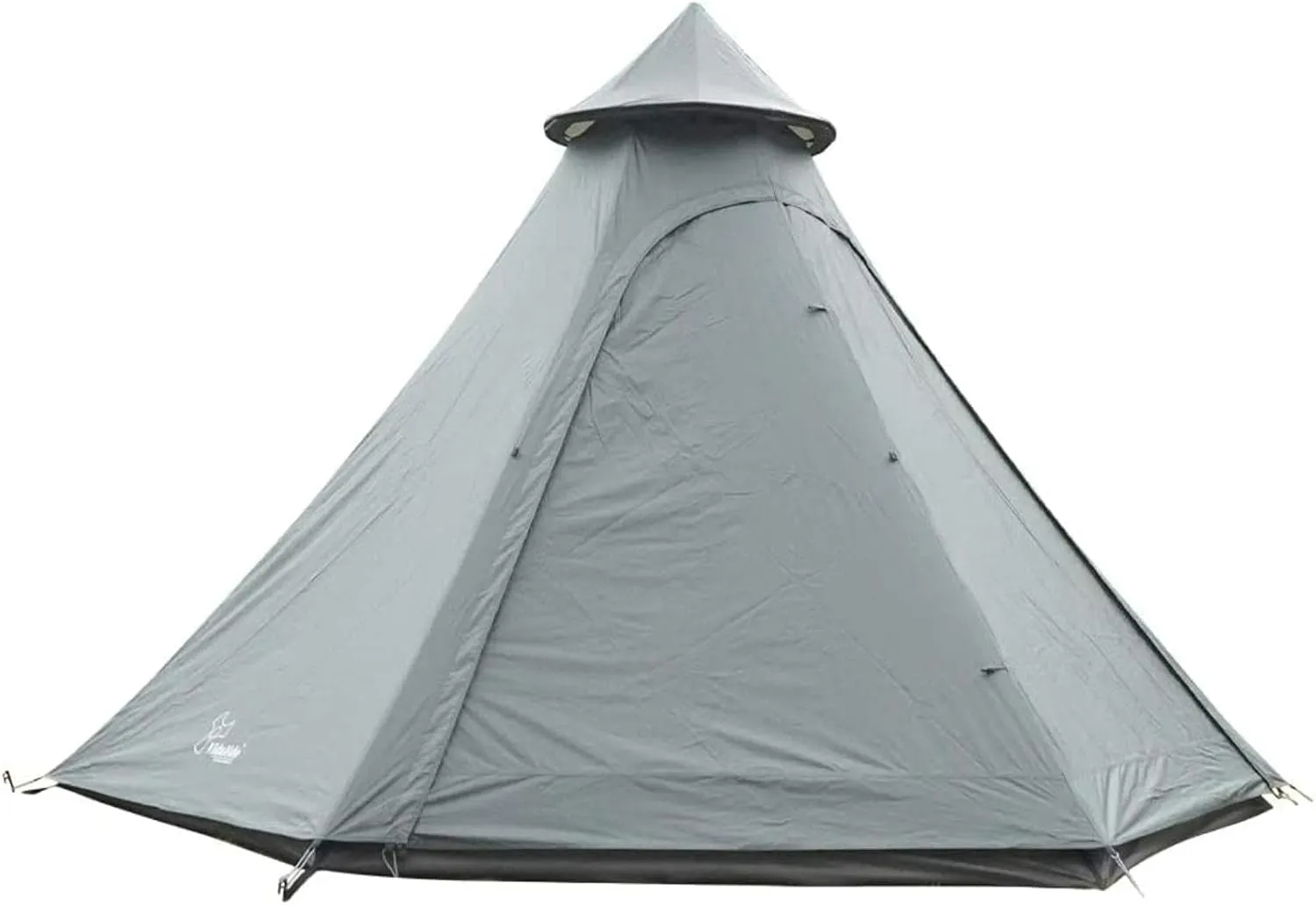 Waterproof Double Layers Teepee Tent Outdoor Camping 3.1M/10ft Family Tent Pyramids Indian Tent with Fixed Groundsheet