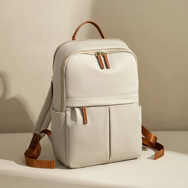 Waterproof Nylon Backpack: Perfect for 15-Inch Laptops and Travel Convenience