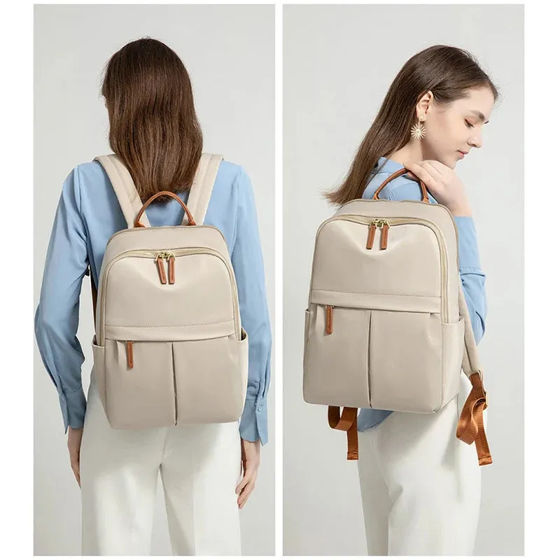 Waterproof Nylon Backpack: Perfect for 15-Inch Laptops and Travel Convenience