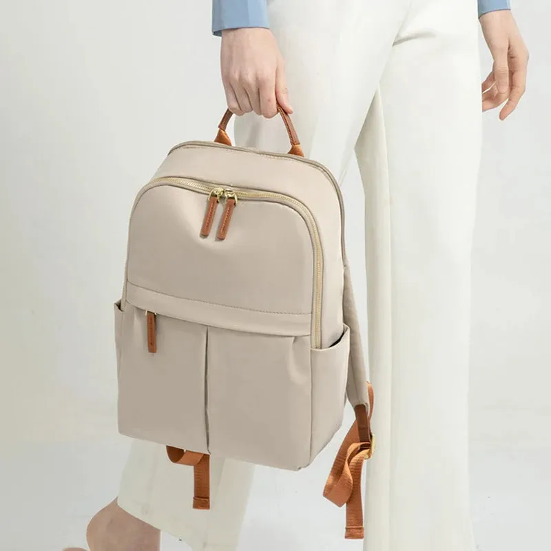 Waterproof Nylon Backpack: Perfect for 15-Inch Laptops and Travel Convenience