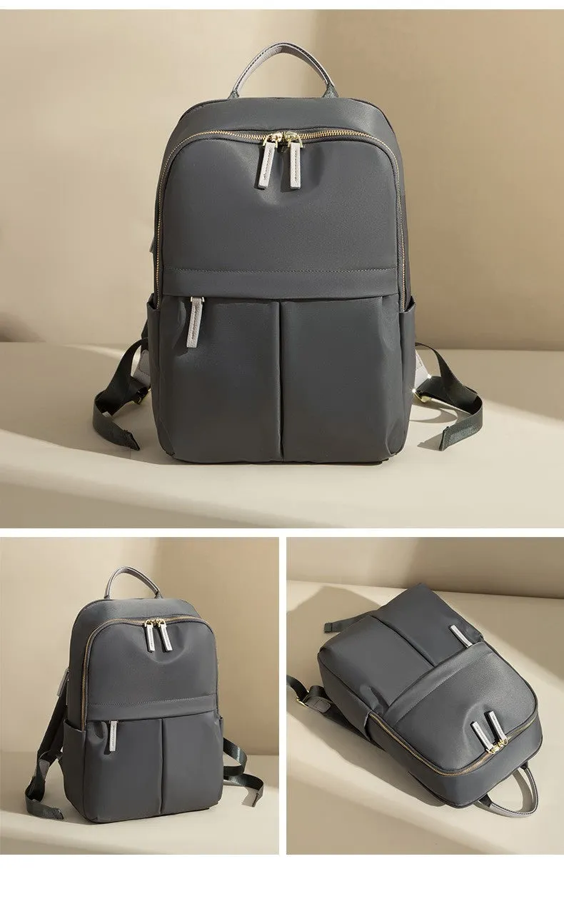 Waterproof Nylon Backpack: Perfect for 15-Inch Laptops and Travel Convenience