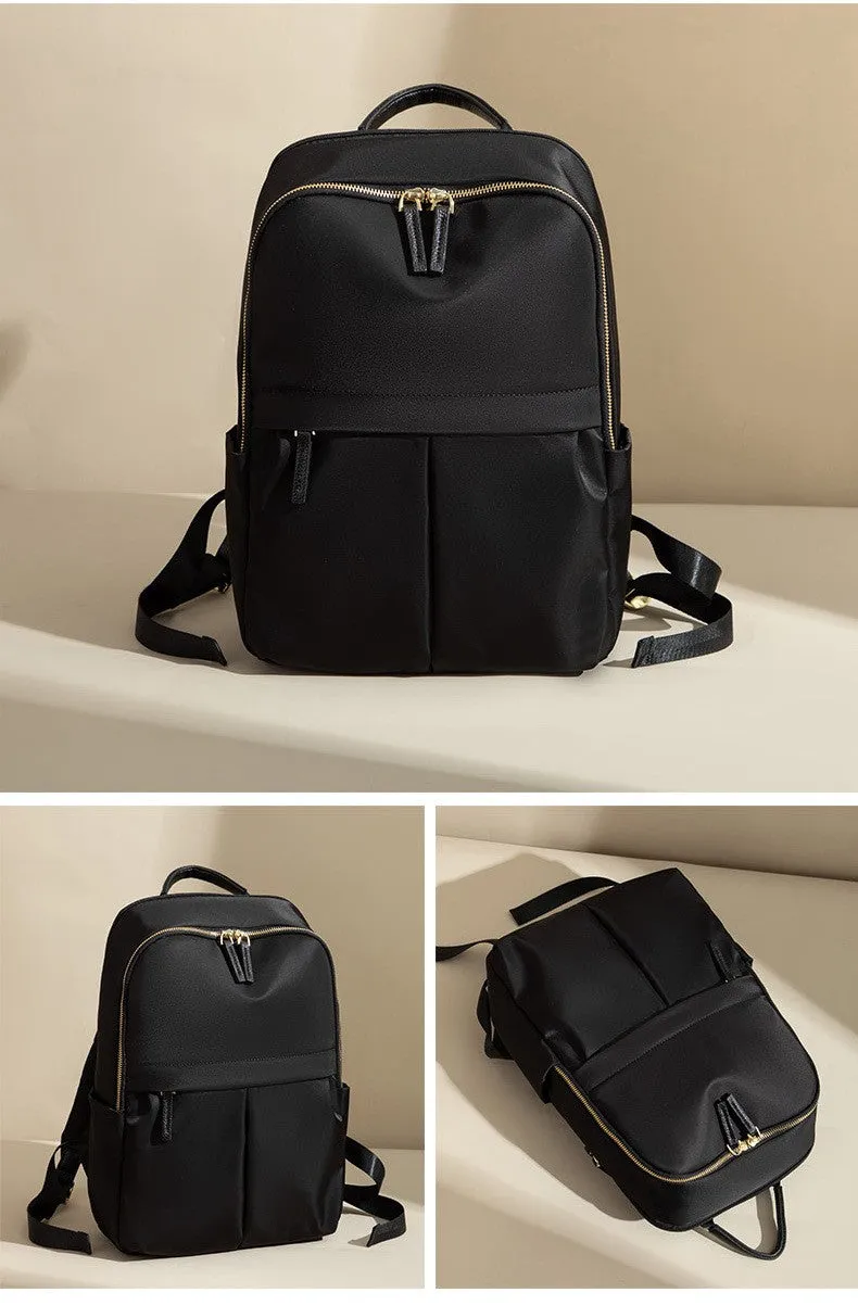 Waterproof Nylon Backpack: Perfect for 15-Inch Laptops and Travel Convenience