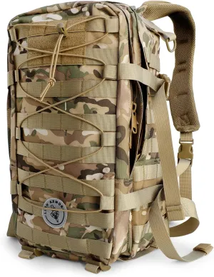 Waterproof Tactical Laptop Backpack, 40L, Rope Model (Camouflage)