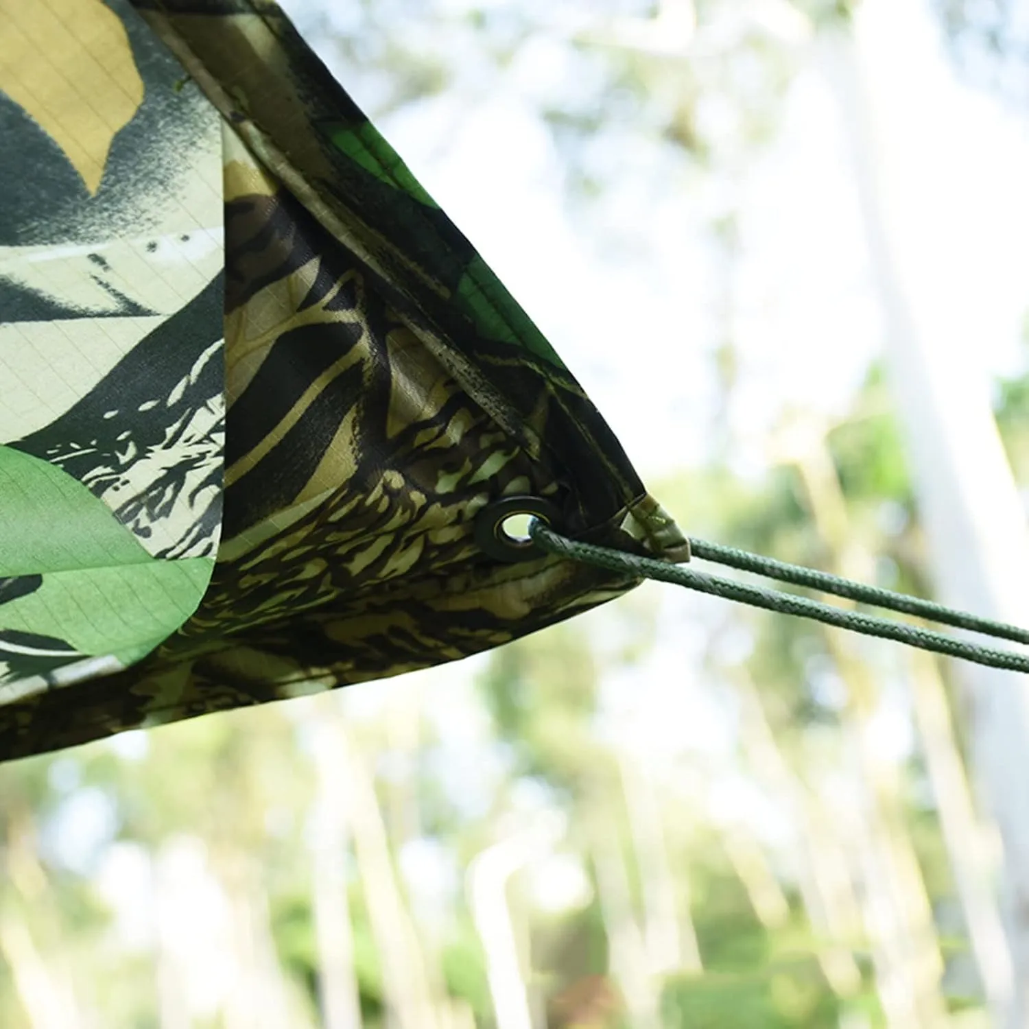 Waterproof Tent Tarp for Under Tent, Lightweight Portable Camping Tarp Shelter, PU 5000 Waterproof, Tarp Canopy for Camping Outdoor Adventure