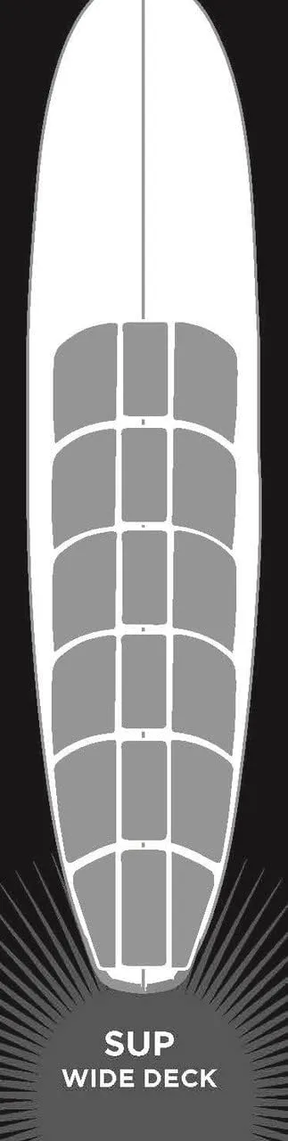 Wax Mat Kits Stand-Up Paddle Surfboards, No Mess Surfboard Wax Alternative