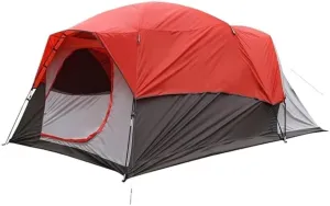 Weatherproof Tents 4-6 People Double-Layer Tent, Rainproof and Sunshade Outdoor Camping Tent, Easy to Build Family Park Tent Camping and Hiking Tents