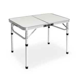 Weisshorn Folding Camping Table 90CM Adjustable Portable Outdoor Picnic Desk