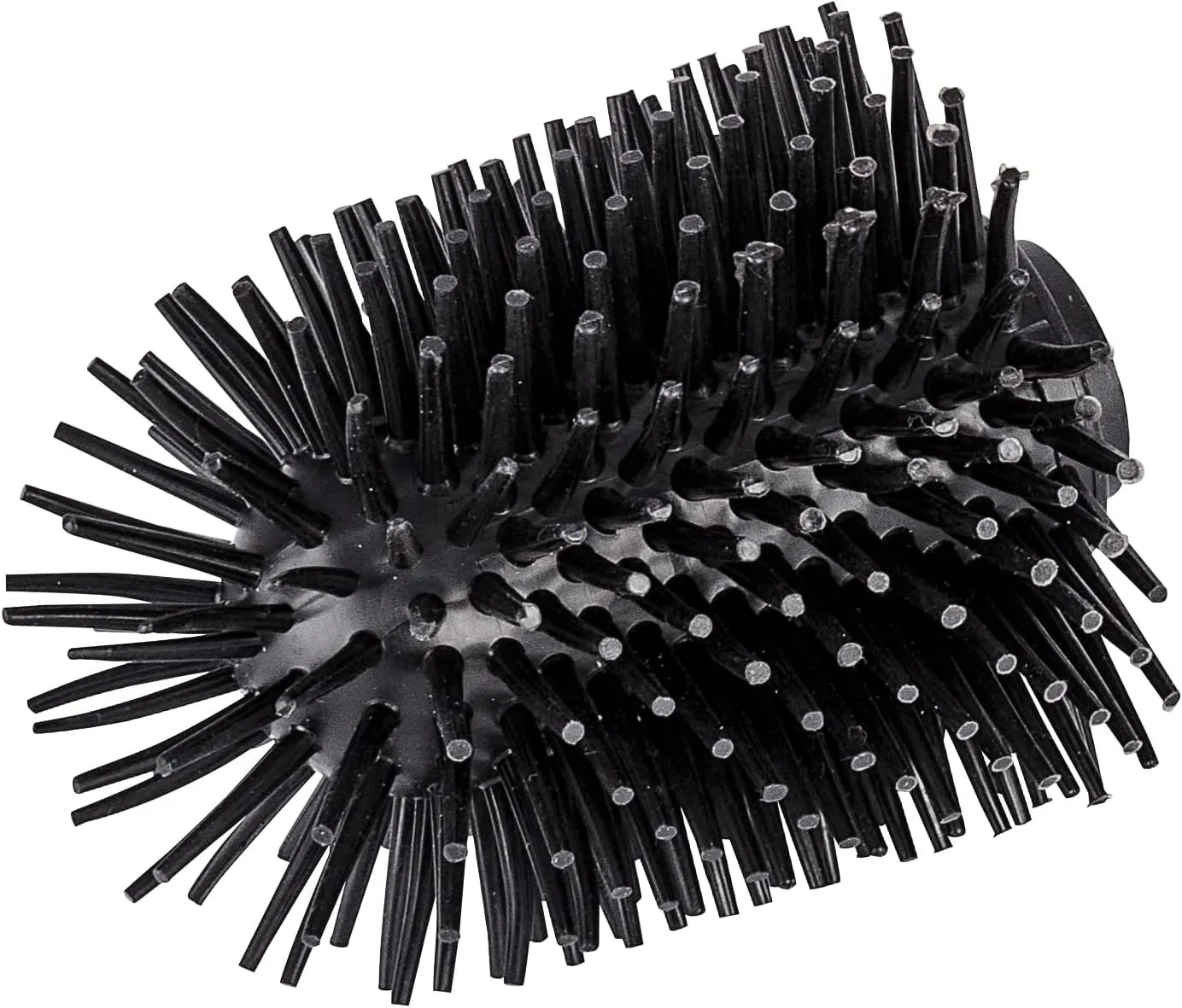 Wenko Silicone Spare Head-Ø 7,5 cm, for WC Brush Sets, Black, 7.5 x 7.5 x 9.3 cm