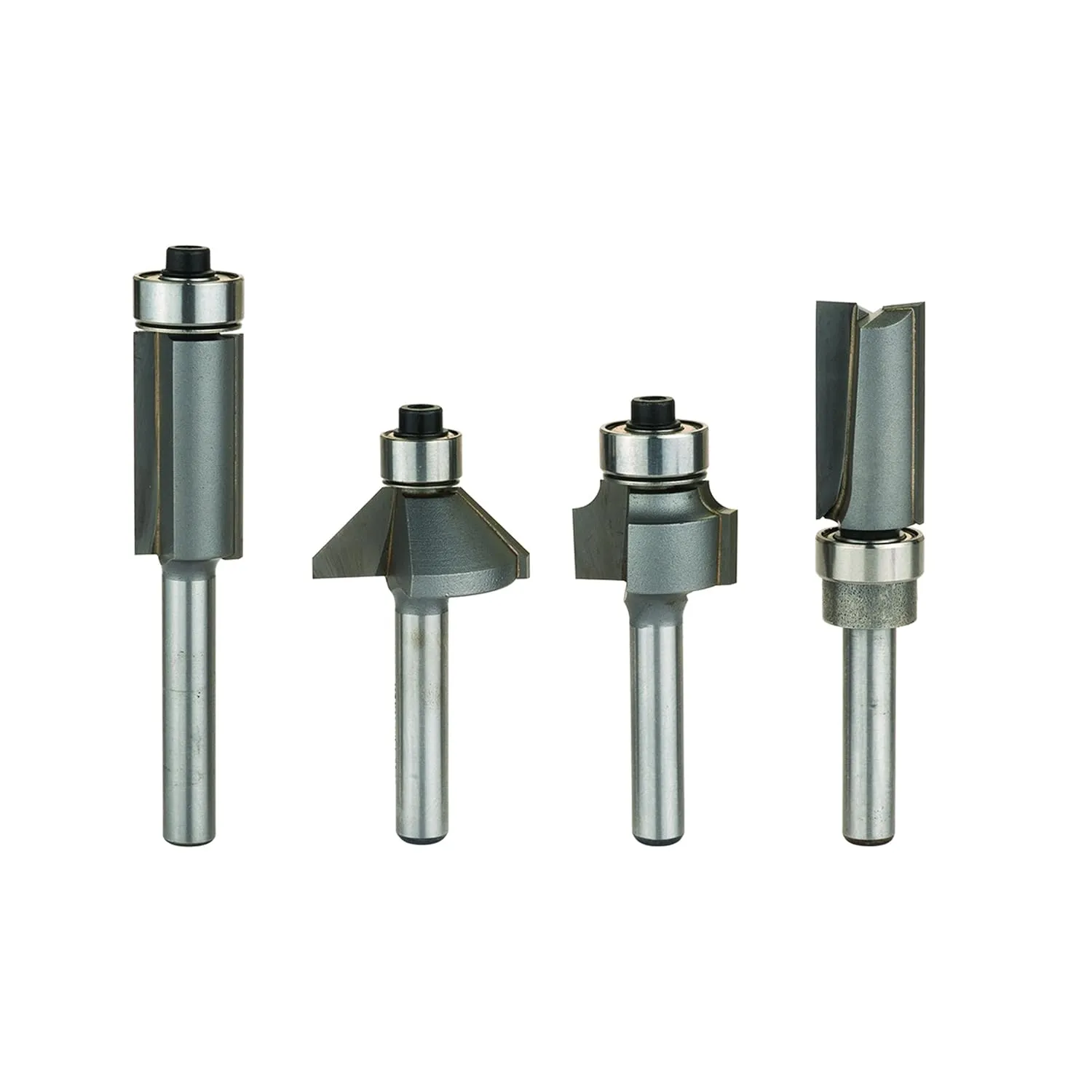 Whiteside #404 4 Piece Compact Router Bit Set, 1/4" Shank