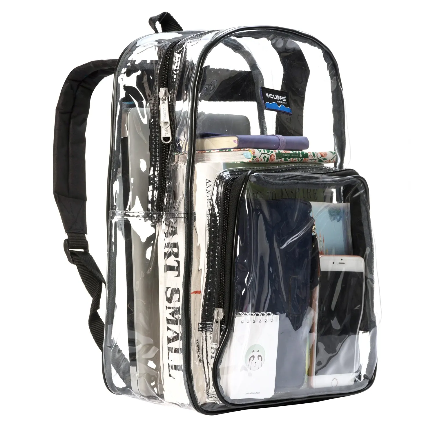 Wholesale Case Lot: 20pcs Clear Backpacks - Durable PVC, Quality See-Through Student Bookbag  |||   20 PACKS | $9.99 PER PACK