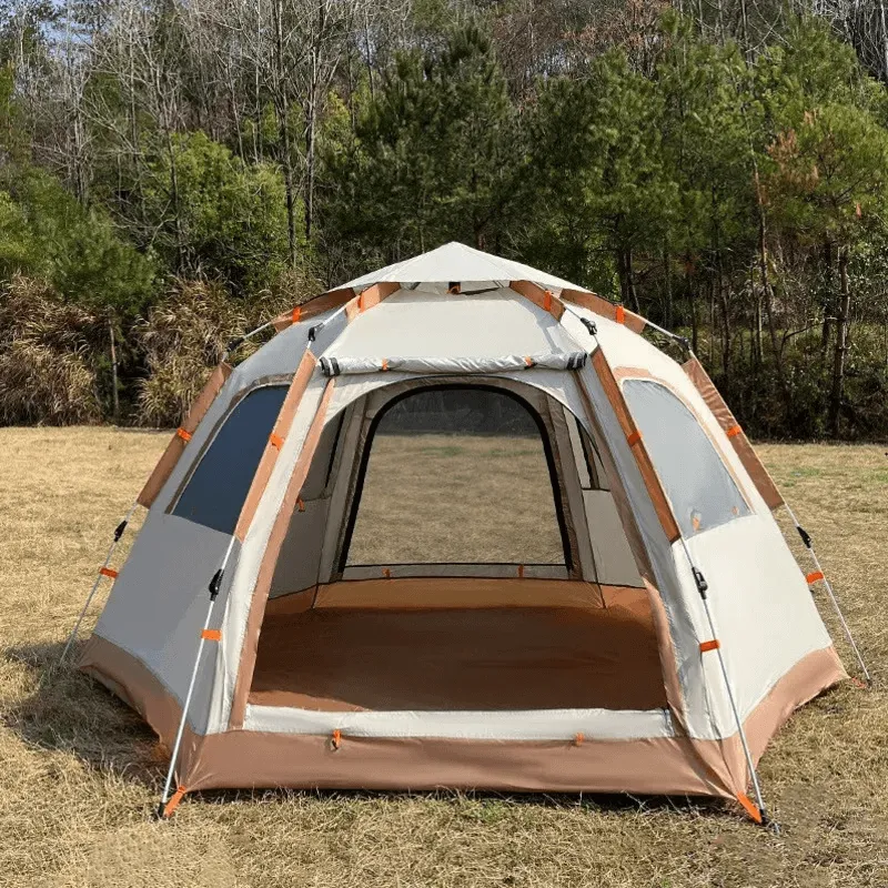 WILDSCAPE - Pop-Up Hexagonal Tent PU 3000mm 4-5 People