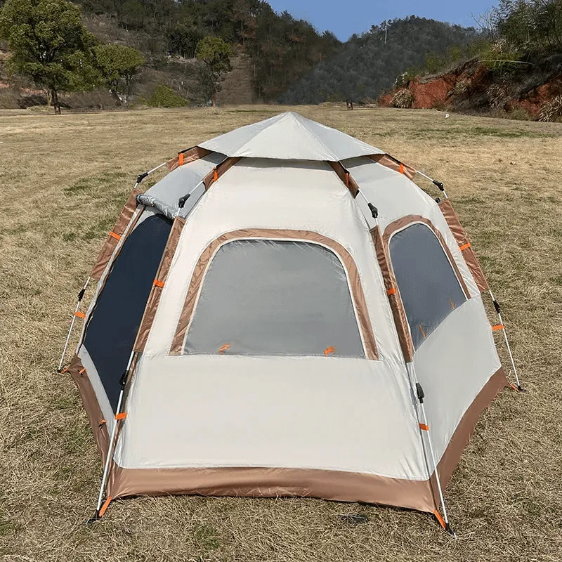 WILDSCAPE - Pop-Up Hexagonal Tent PU 3000mm 4-5 People