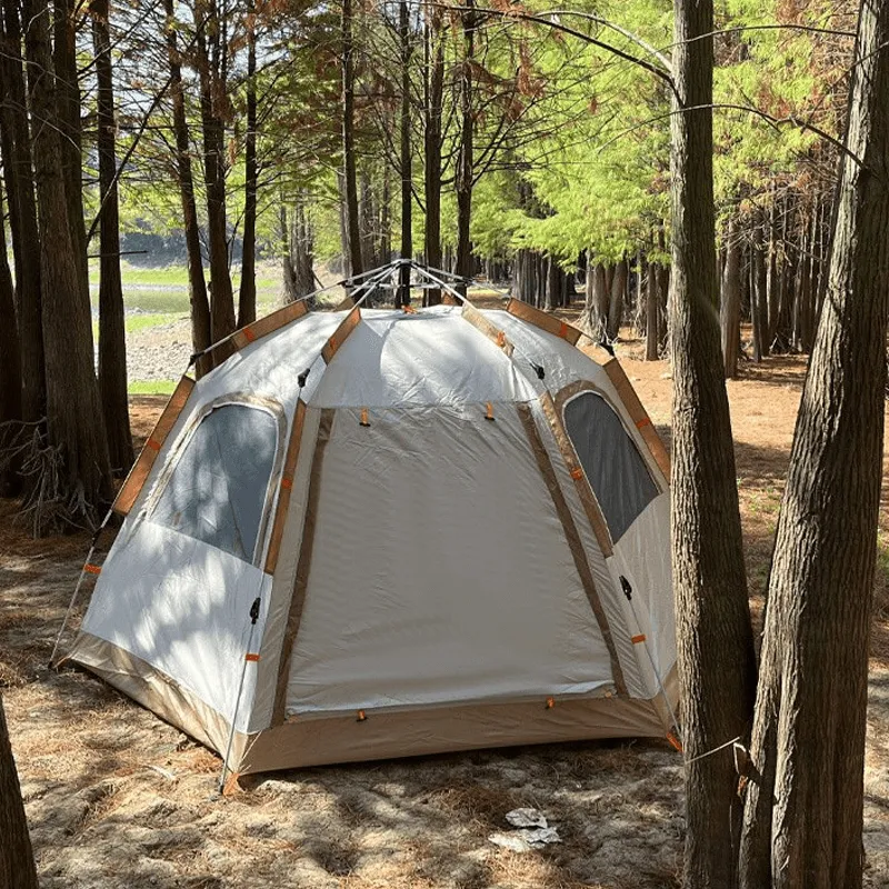 WILDSCAPE - Pop-Up Hexagonal Tent PU 3000mm 4-5 People