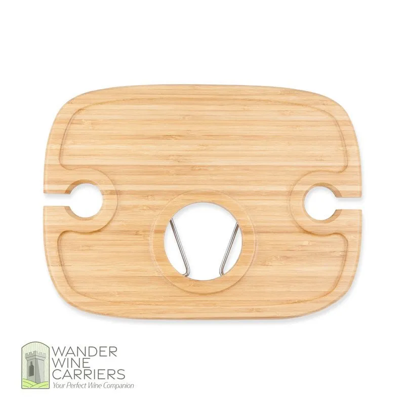 Wine Picnic Table – Portable Elegance Camping Table