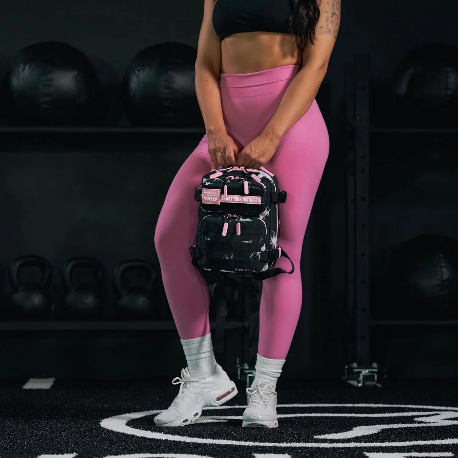 WOLFpak 9L Backpack Mini (Black Lightning Knockout Pink)