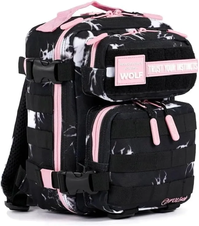 WOLFpak 9L Backpack Mini (Black Lightning Knockout Pink)