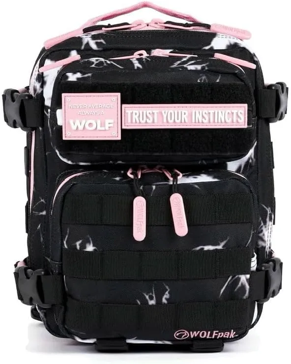 WOLFpak 9L Backpack Mini (Black Lightning Knockout Pink)