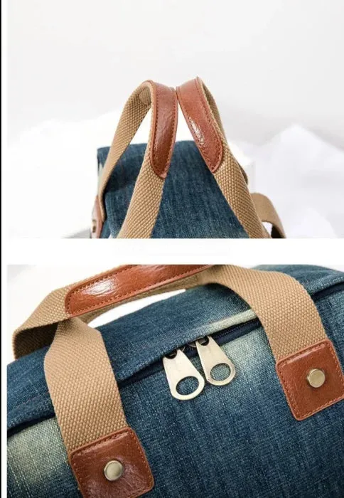 Women Denim Backpack