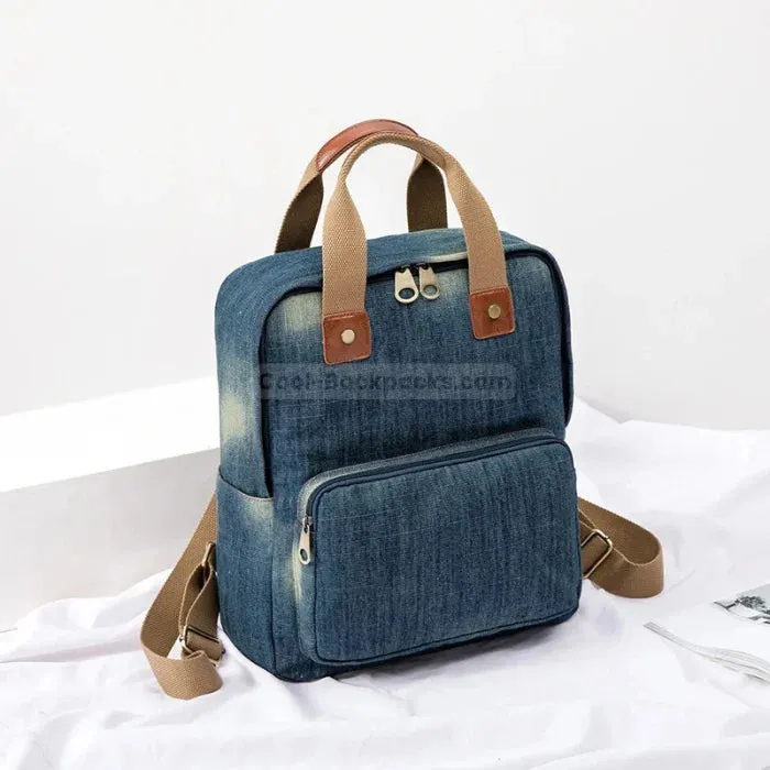 Women Denim Backpack