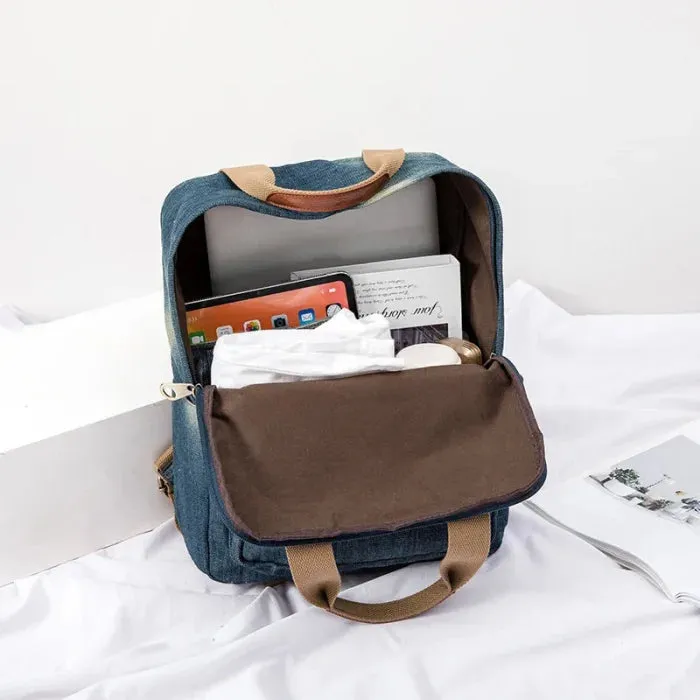Women Denim Backpack