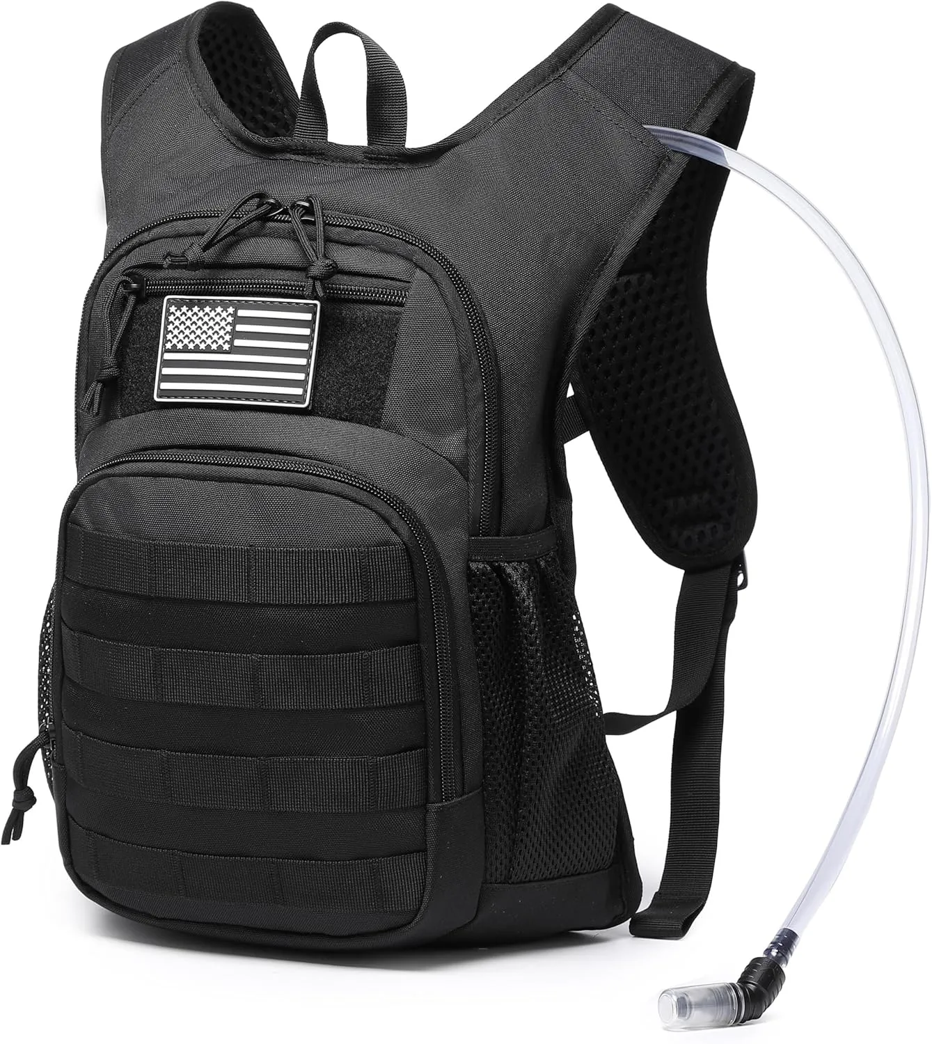 wotony Hydration Backpack with Water Bladder for Hiking Tactical Hydration Pack for Men Women Molle Water Backpack for Hiking
