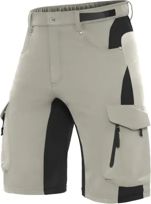 XKTTAC Men's Outdoor Quick Dry Lightweight Stretchy Shorts for Hiking, Tactical, Camping, Travel with 6 Pockets