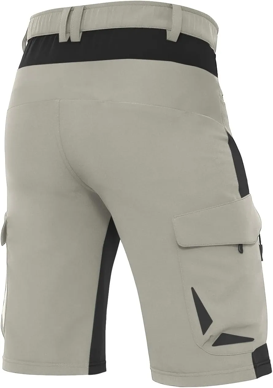 XKTTAC Men's Outdoor Quick Dry Lightweight Stretchy Shorts for Hiking, Tactical, Camping, Travel with 6 Pockets