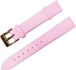 XLCZMYL Plain Weave Leather Watch strap 12 14 16 18 20 22 mm leather Watch band with Gold Pin buckle,12,12mm