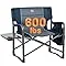 XXL Upgraded Oversized Directors Chairs with Foldable Side Table