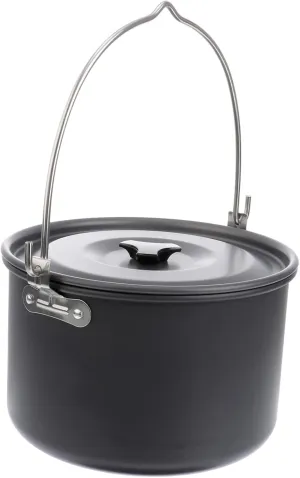 YARNOW Hiking Cook Set 5-8 Person Picnic Pot Portable Outdoor Cooking Pan Camping Cookware Non-Stick Pot