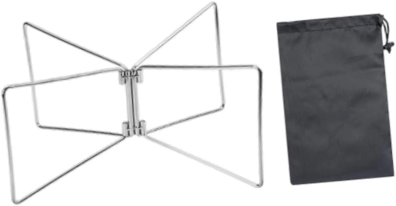 Yiju Camping Foldable Cooler Stand Ice Box Holder with Carry Bag Portable for Picnics Multifunctional Sturdy Compact Luggage Rack