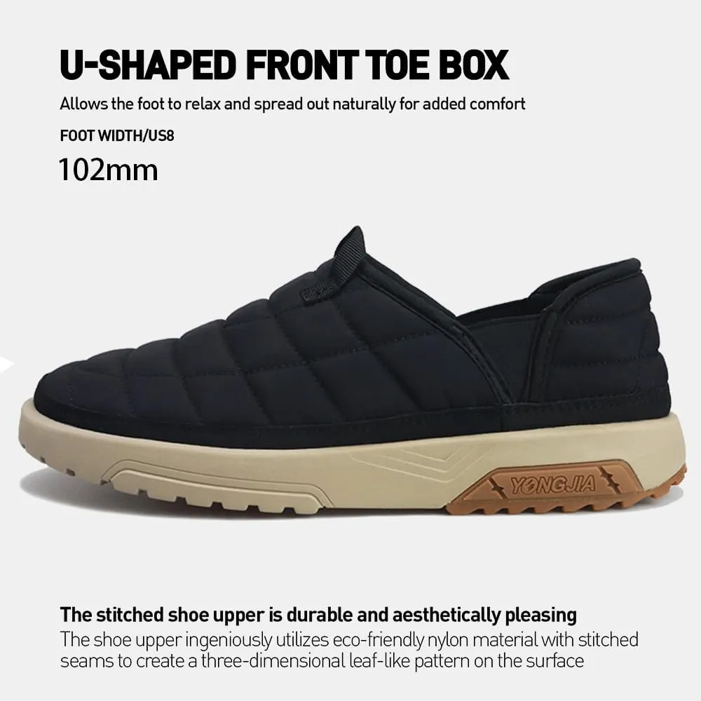 YONGJIA Men's Slip On Lightweight Loafers Casual Non Slip Walking Comfortable Indoor Outdoor Shoes