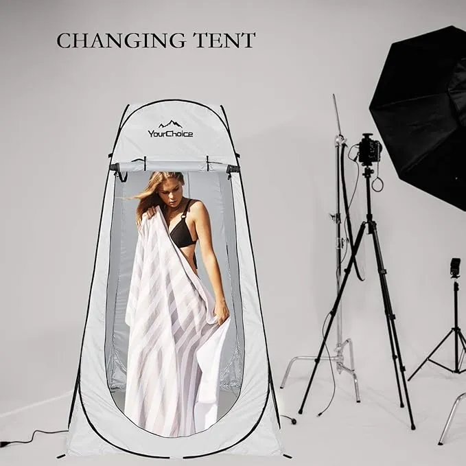Your Choice Privacy Tent - Pop Up Shower Changing Toilet Tent Portable Camping Privacy Shelters Room 6.2 FT Tall with Carrying Bag for Outdoors Indoors