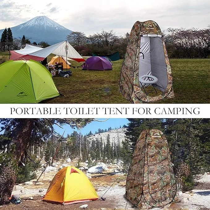 Your Choice Privacy Tent - Pop Up Shower Changing Toilet Tent Portable Camping Privacy Shelters Room 6.2 FT Tall with Carrying Bag for Outdoors Indoors