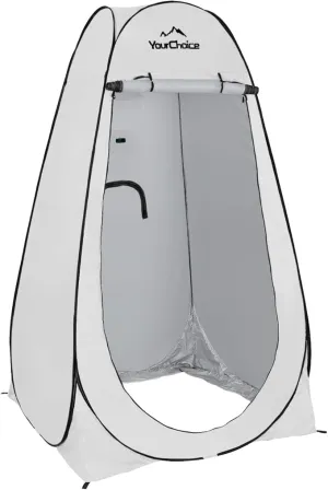 Your Choice Privacy Tent - Pop Up Shower Changing Toilet Tent Portable Camping Privacy Shelters Room 6.2 FT Tall with Carrying Bag for Outdoors Indoors